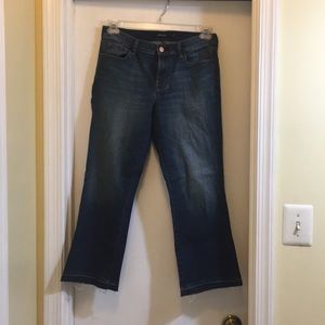 J Brand cropped bootcut jeans
